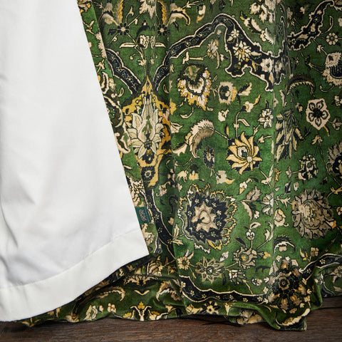 ZANJAN Velvet Curtain - Juniper Green secondary image