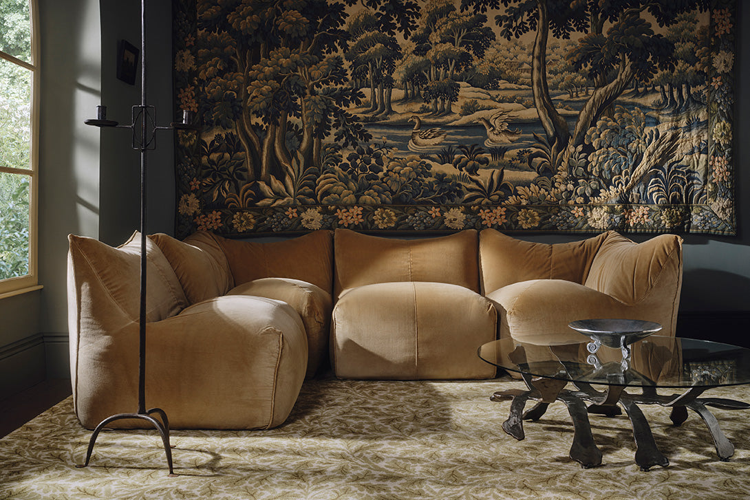 a couch in a room