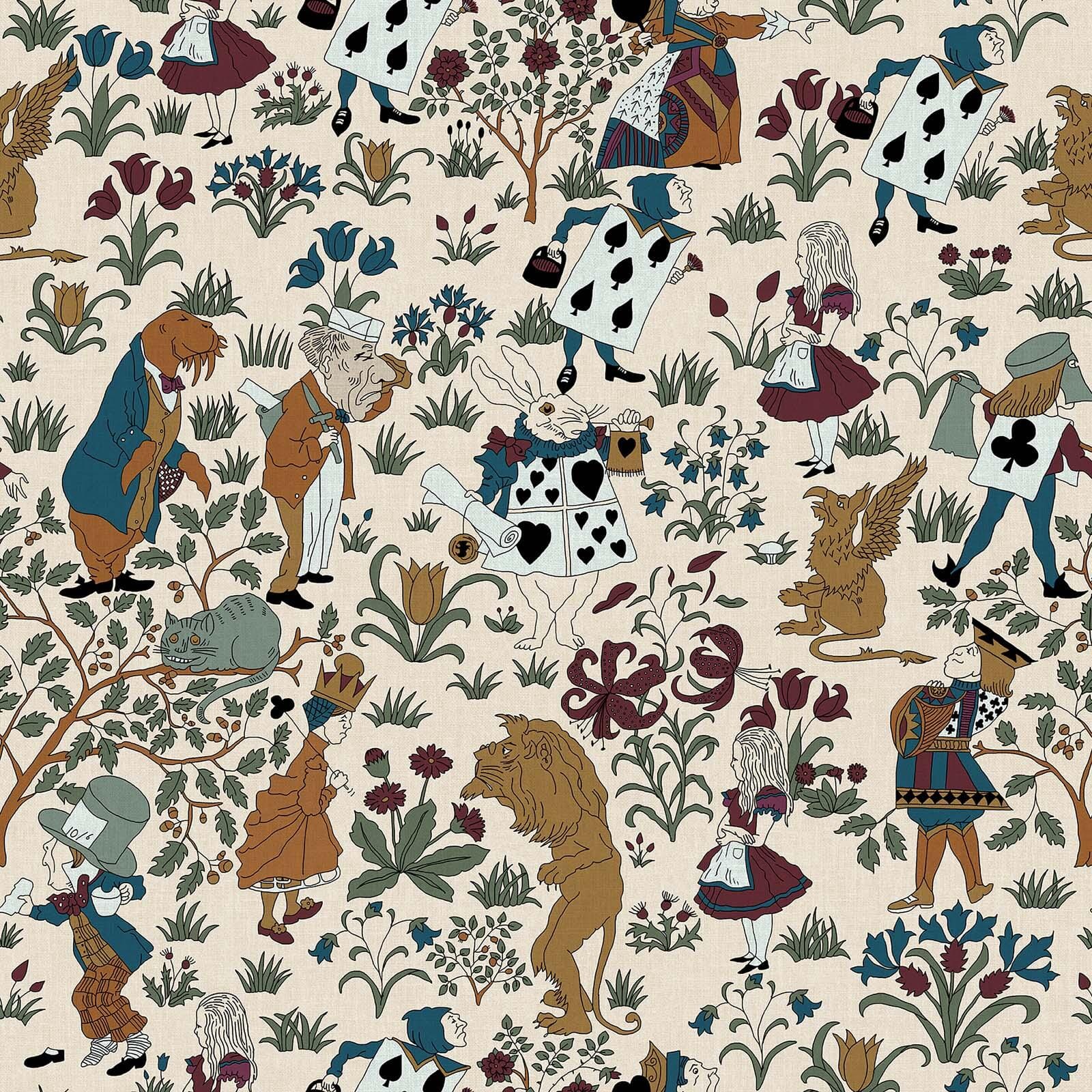 ALICE IN WONDERLAND Wallpaper - Achillea