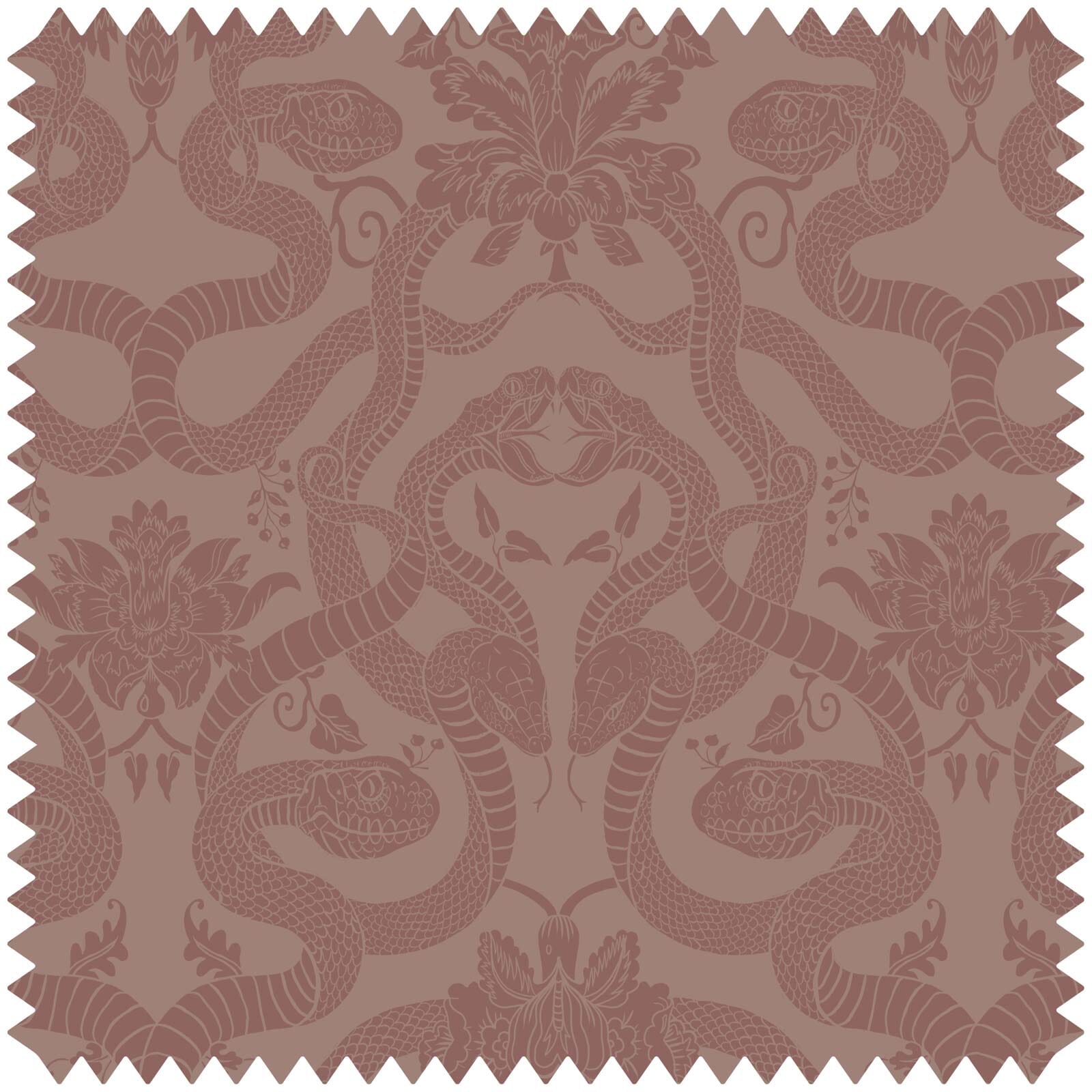 ANACONDA Cut-Velvet - Dusky Pink