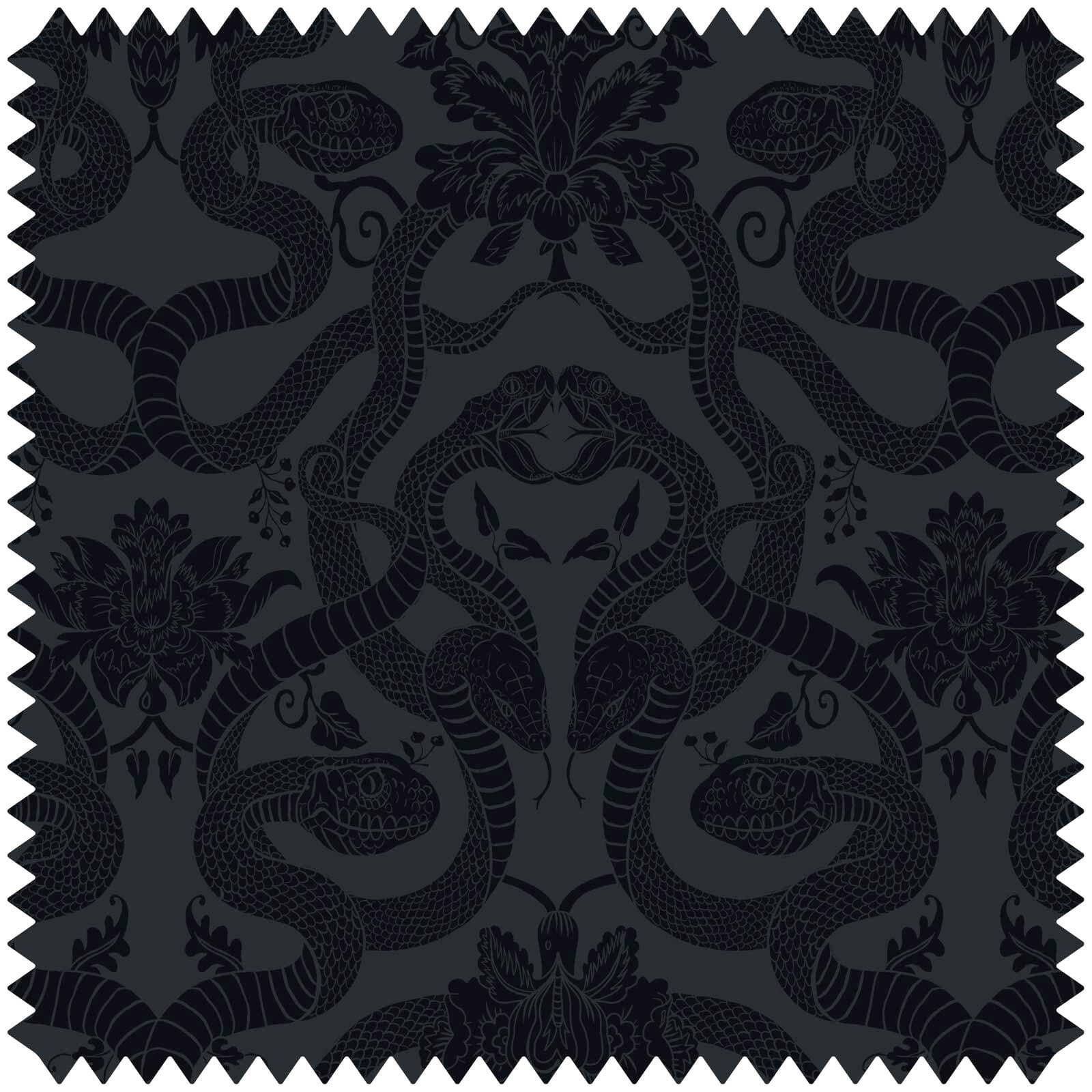 ANACONDA Cut-Velvet - Noir