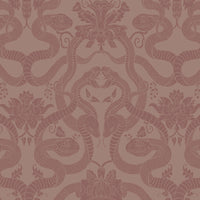 ANACONDA Traditional Wallpaper  - Dusky Pink Sample