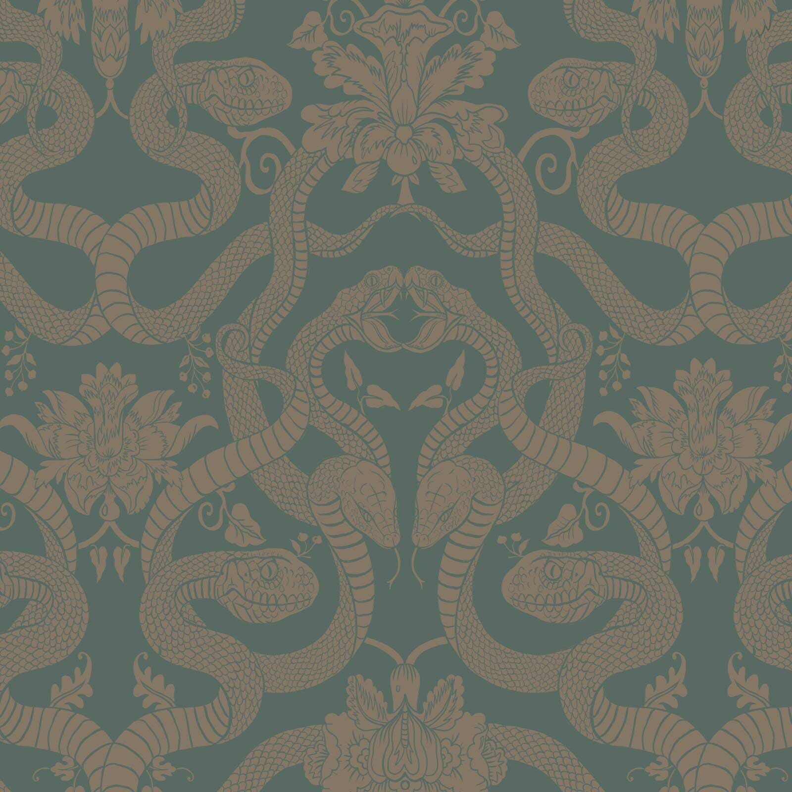 ANACONDA Traditional Wallpaper  - Eucalyptus Sample