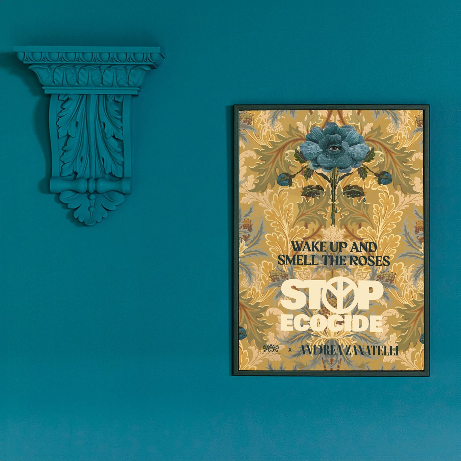 THE BLUE ROSE WEEPING Poster