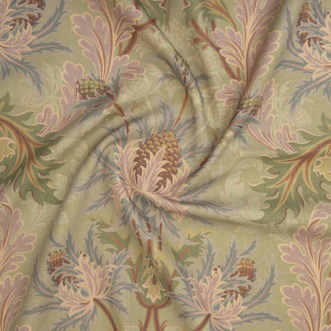 AQUIFOLIA Cotton Linen Curtain - Apple secondary image