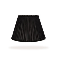 ARCOLA Silk Pleated Lampshade - Noir