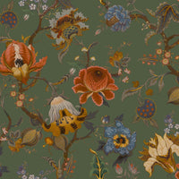 ARTEMIS Wallpaper - Moss Green Sample