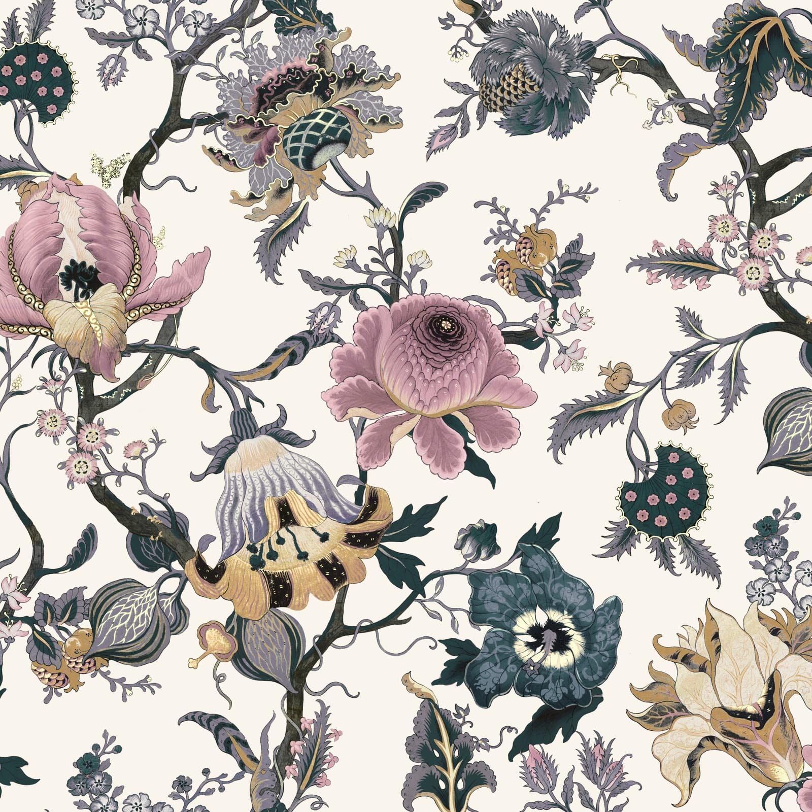 ARTEMIS Wallpaper - Off White Sample