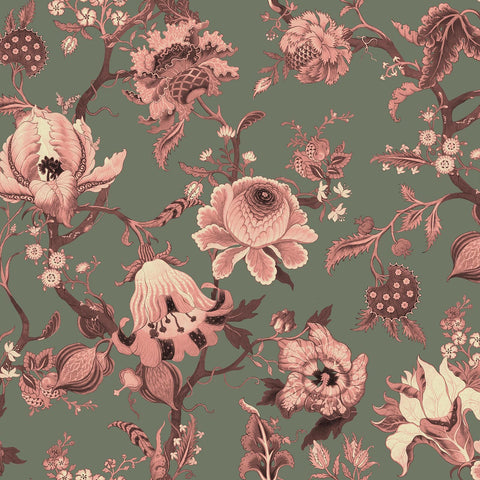 ARTEMIS Wallpaper - Verdigris Sample