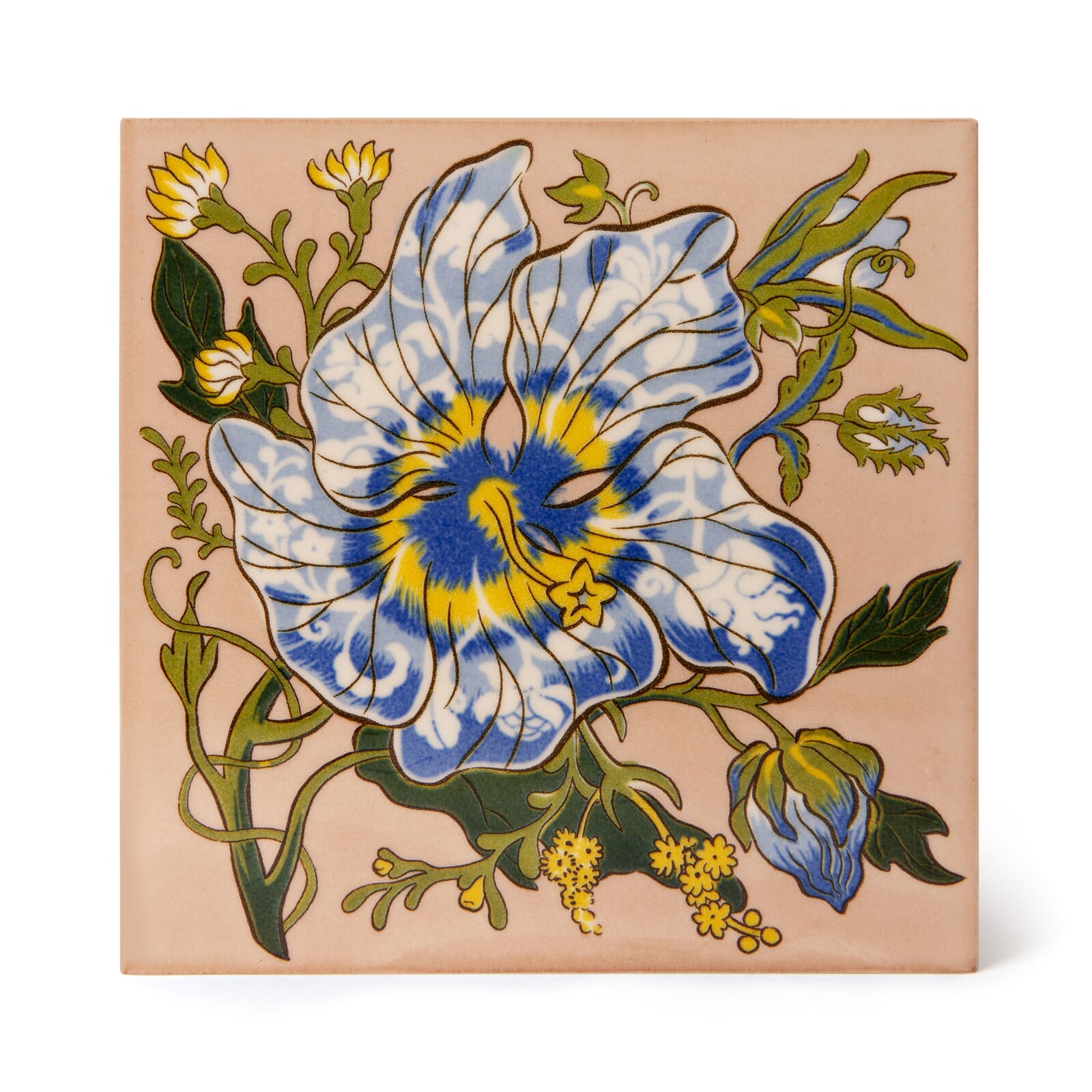 ARTEMIS HIBISCUS Printed Tiles Sample - Blush