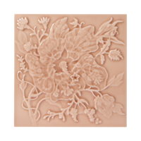 ARTEMIS HIBISCUS Relief Tiles - Blush