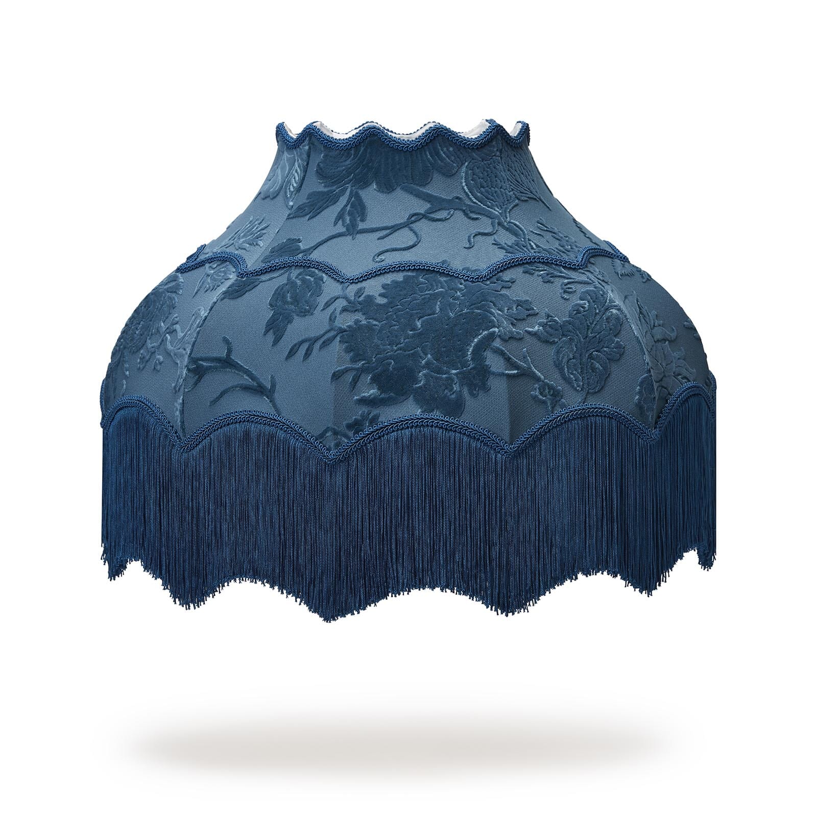 ARTEMIS Cut-Velvet Isabella - Cerulean