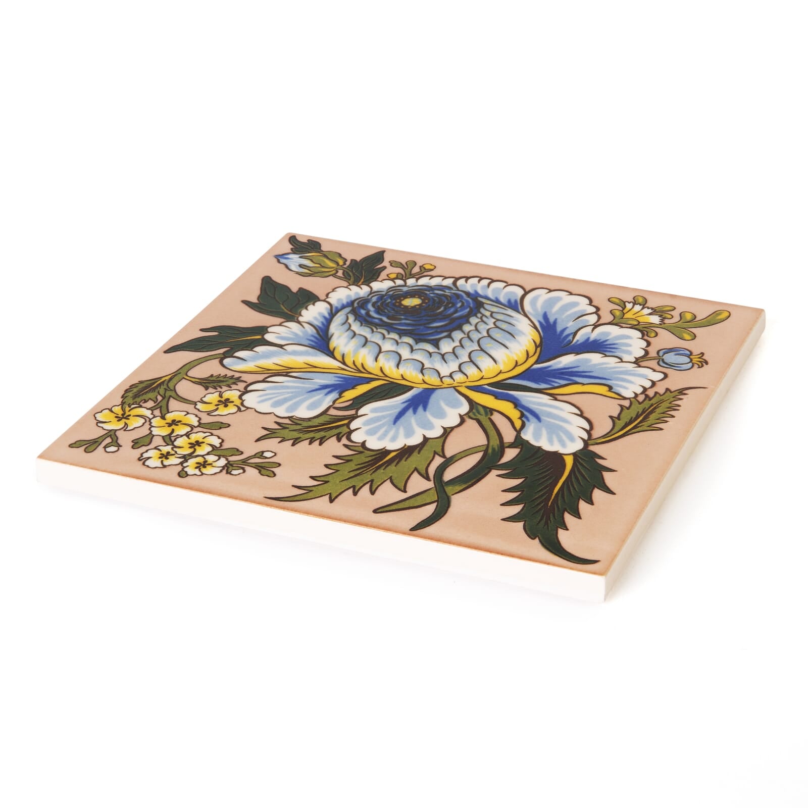 ARTEMIS HIBISCUS Printed Tiles - Blush