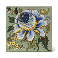 ARTEMIS ROSE Printed Tiles Sample - Sage