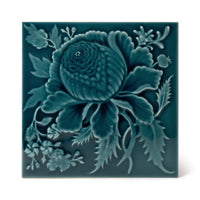 ARTEMIS ROSE Relief Tiles Sample - Teal