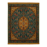 ARTEMIS Rug - Petrol & Gold