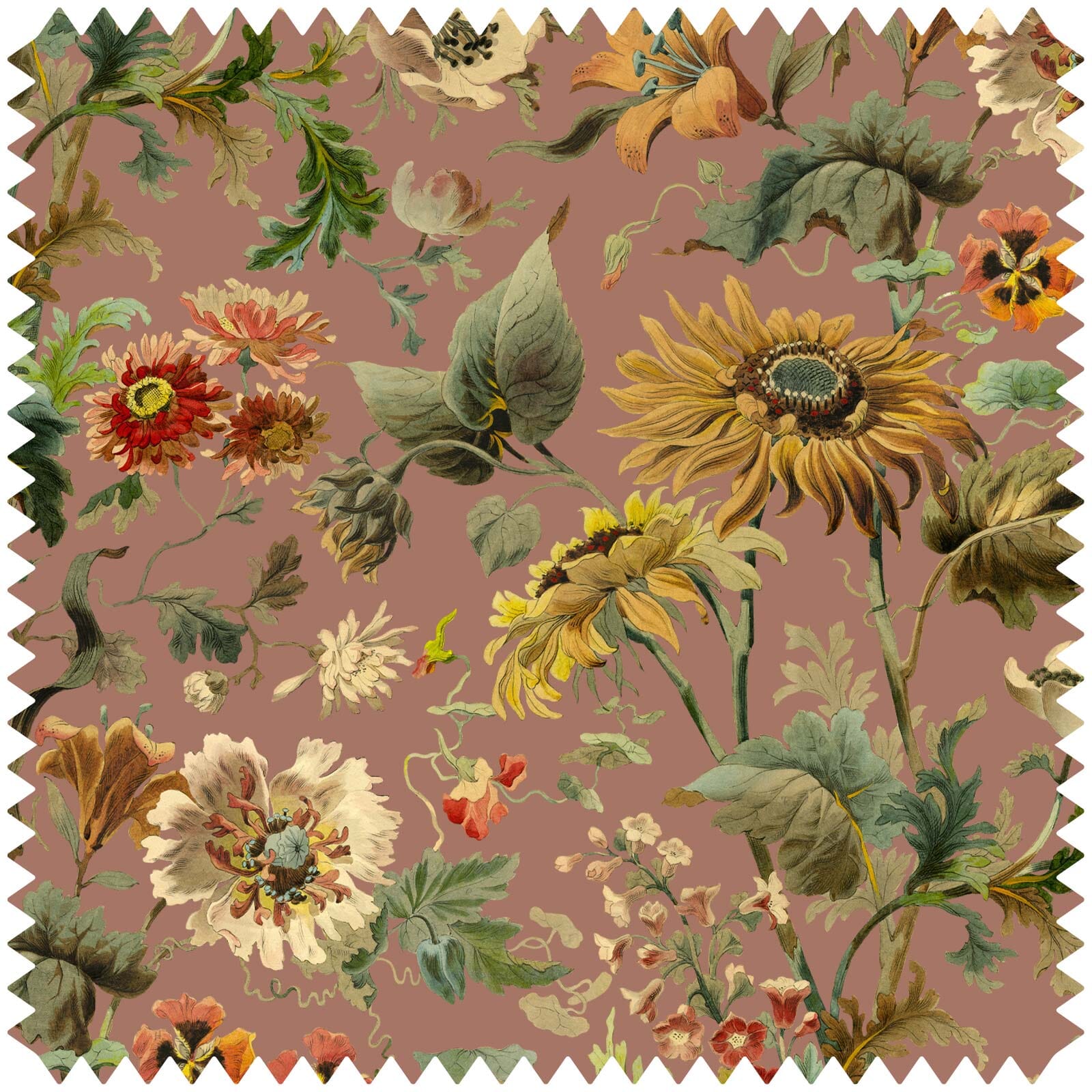 AVALON Cotton Linen - Puce Pink Sample