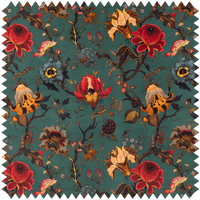 ARTEMIS Organic Velvet - Petrol Sample