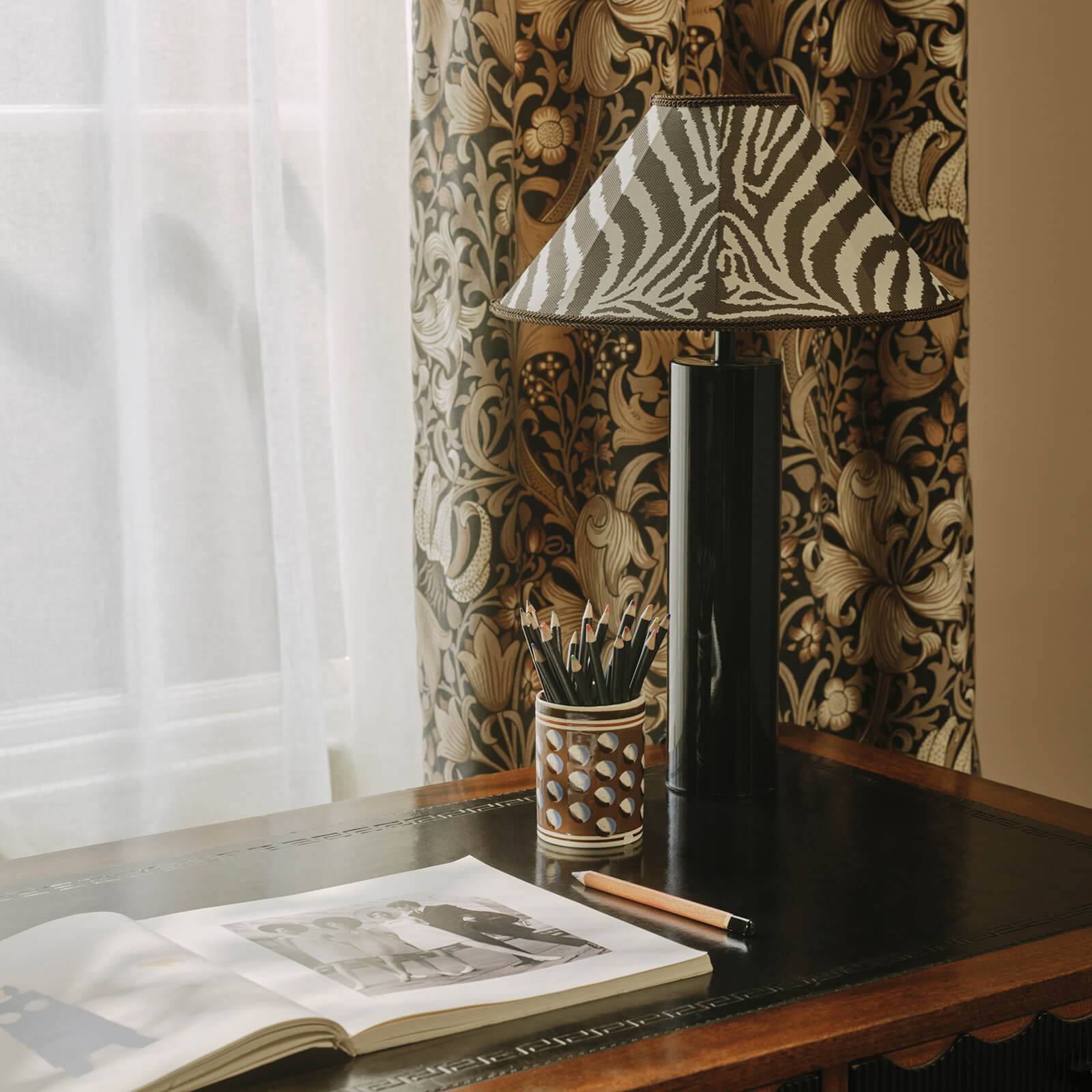 EQUUS Jacquard Romily Lampshade - Cocoa