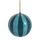 Striped Bauble - Blue