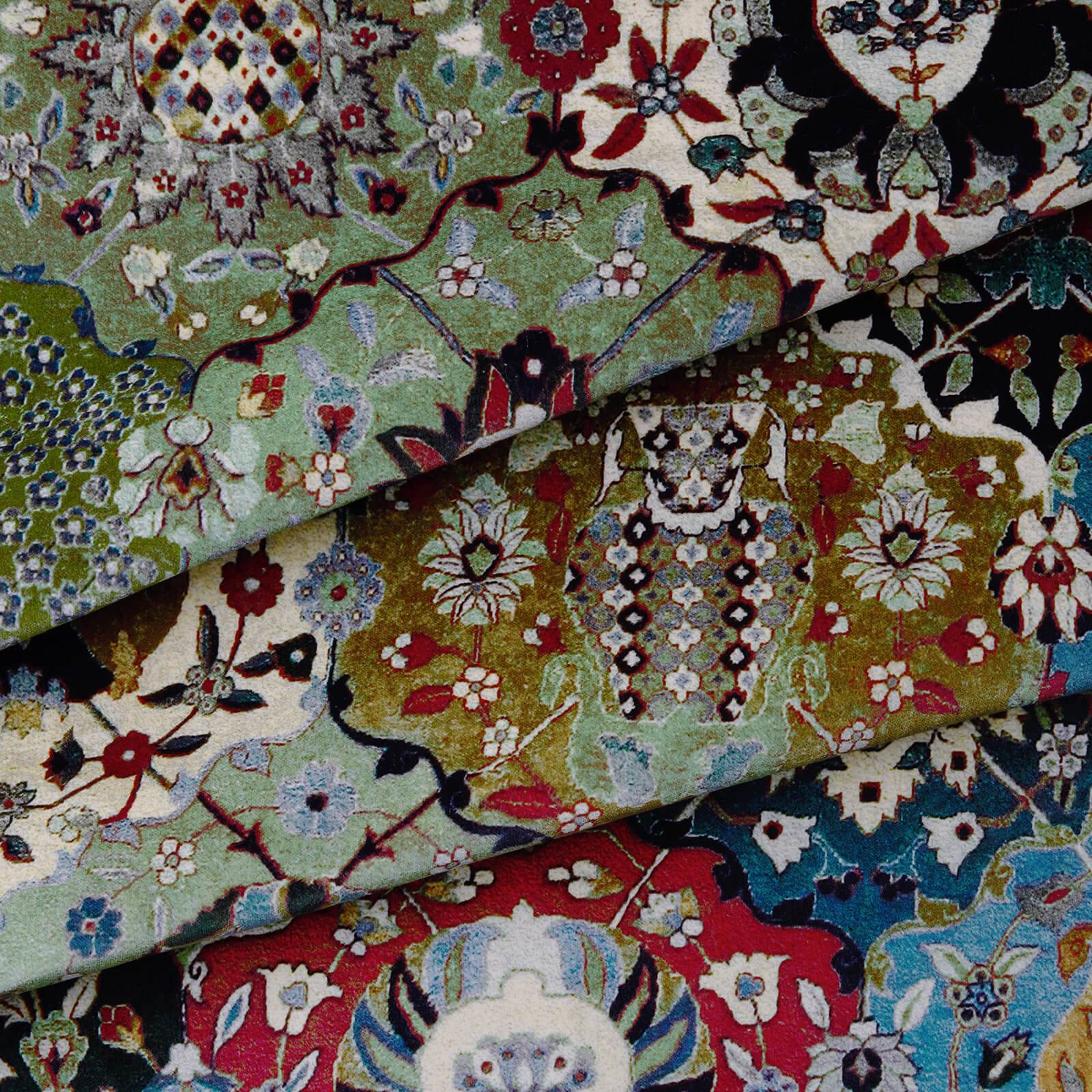 CASPAR Velvet Curtain - Forest