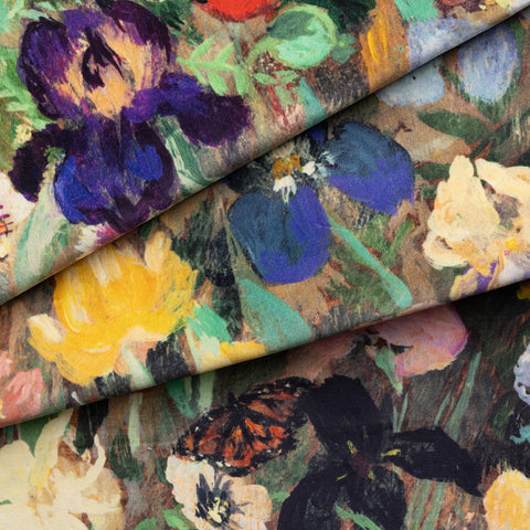 FLORIBUNDA MAGNA Velvet Curtain - Zenith secondary image