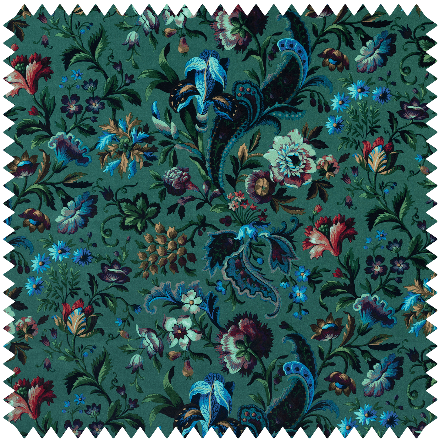 FLORIKA Velvet - Petrol