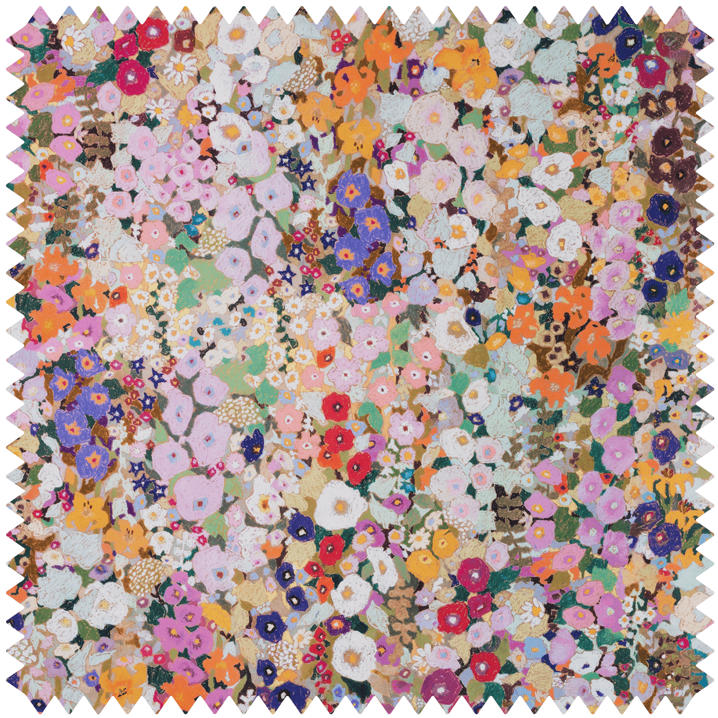 HOLLYHOCKS Cotton Linen - Spring