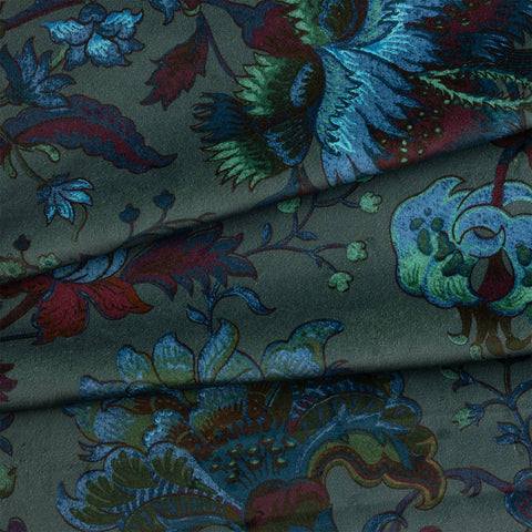 MAJORELLE Velvet Curtain - Petrol secondary image