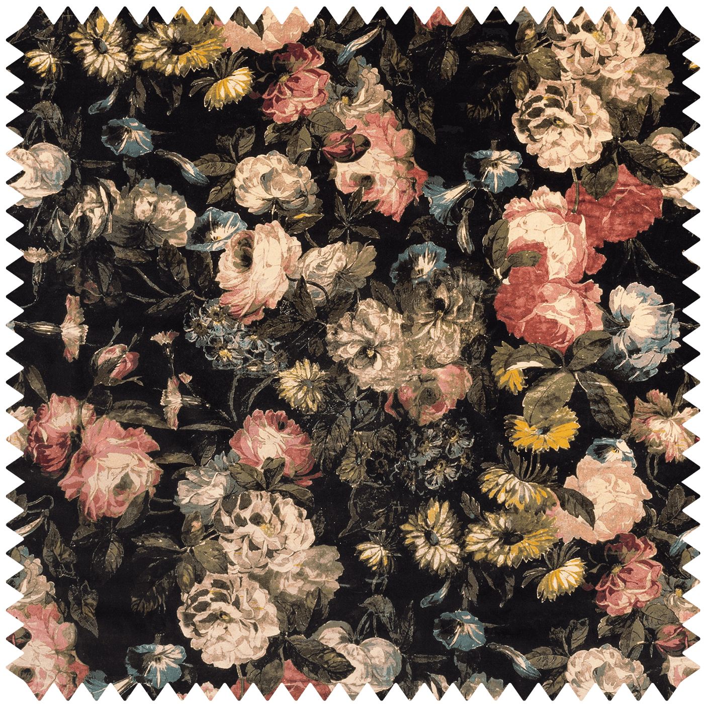 MIDNIGHT GARDEN Velvet - Multi