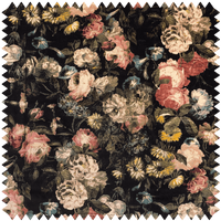 MIDNIGHT GARDEN Velvet - Multi