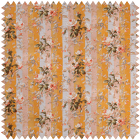 RAINBOW ROSE Cotton Linen - Dusk Stripe