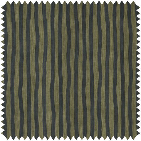 ARTIST'S STRIPE Cotton Linen - Laurustine & Galaxias Sample