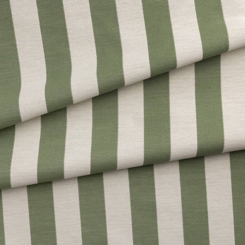 TREMATON STRIPE Jacquard Curtain - Verdigris secondary image