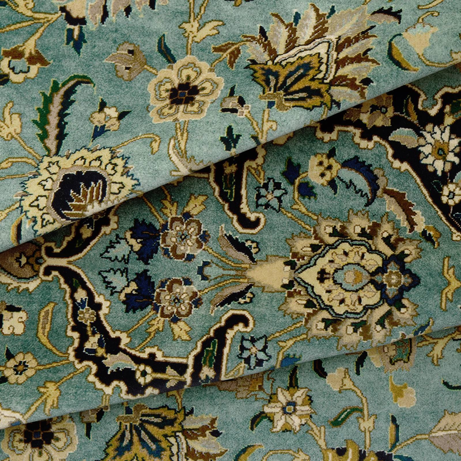 a close up of a carpet