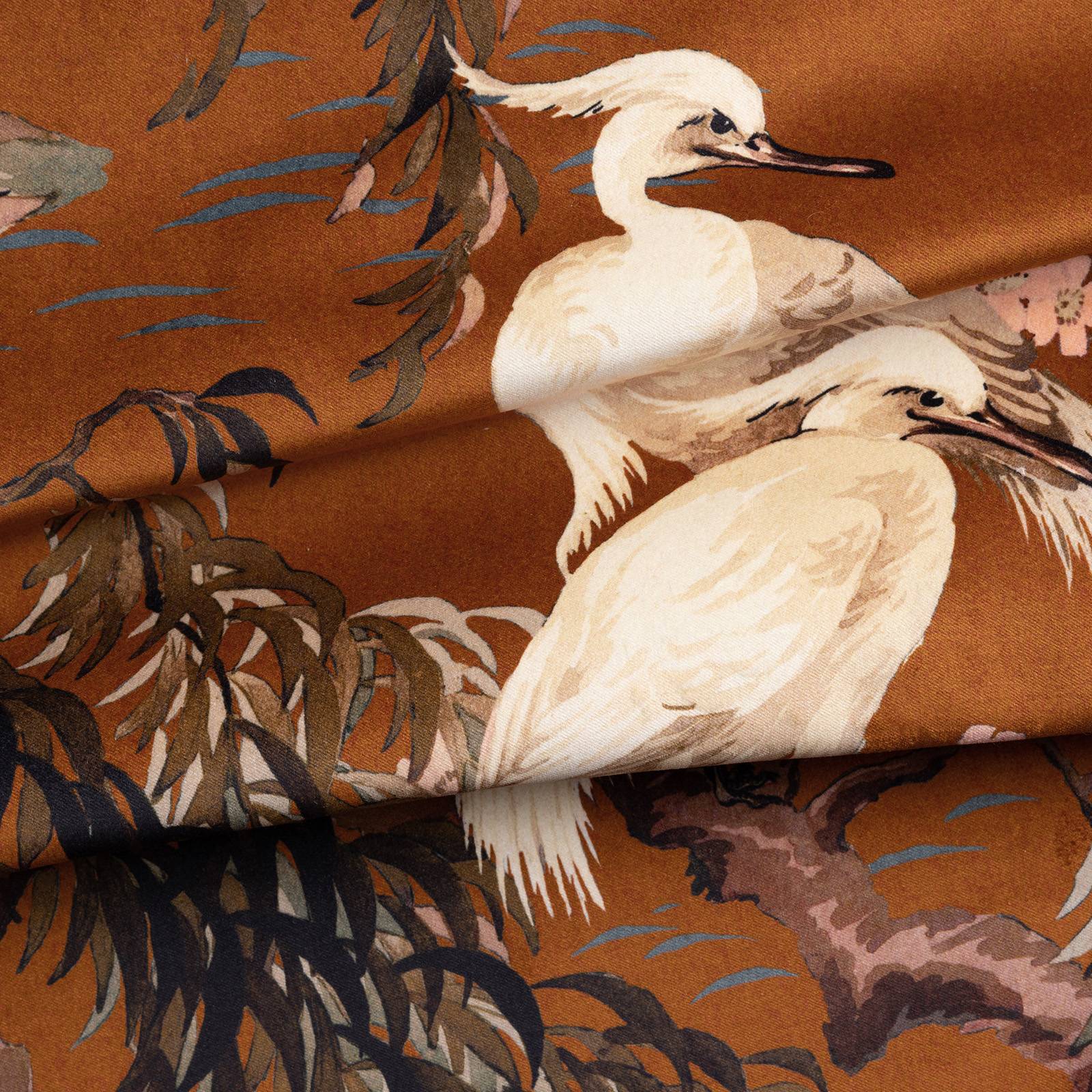 ZEUS Velvet Curtain - Tobacco