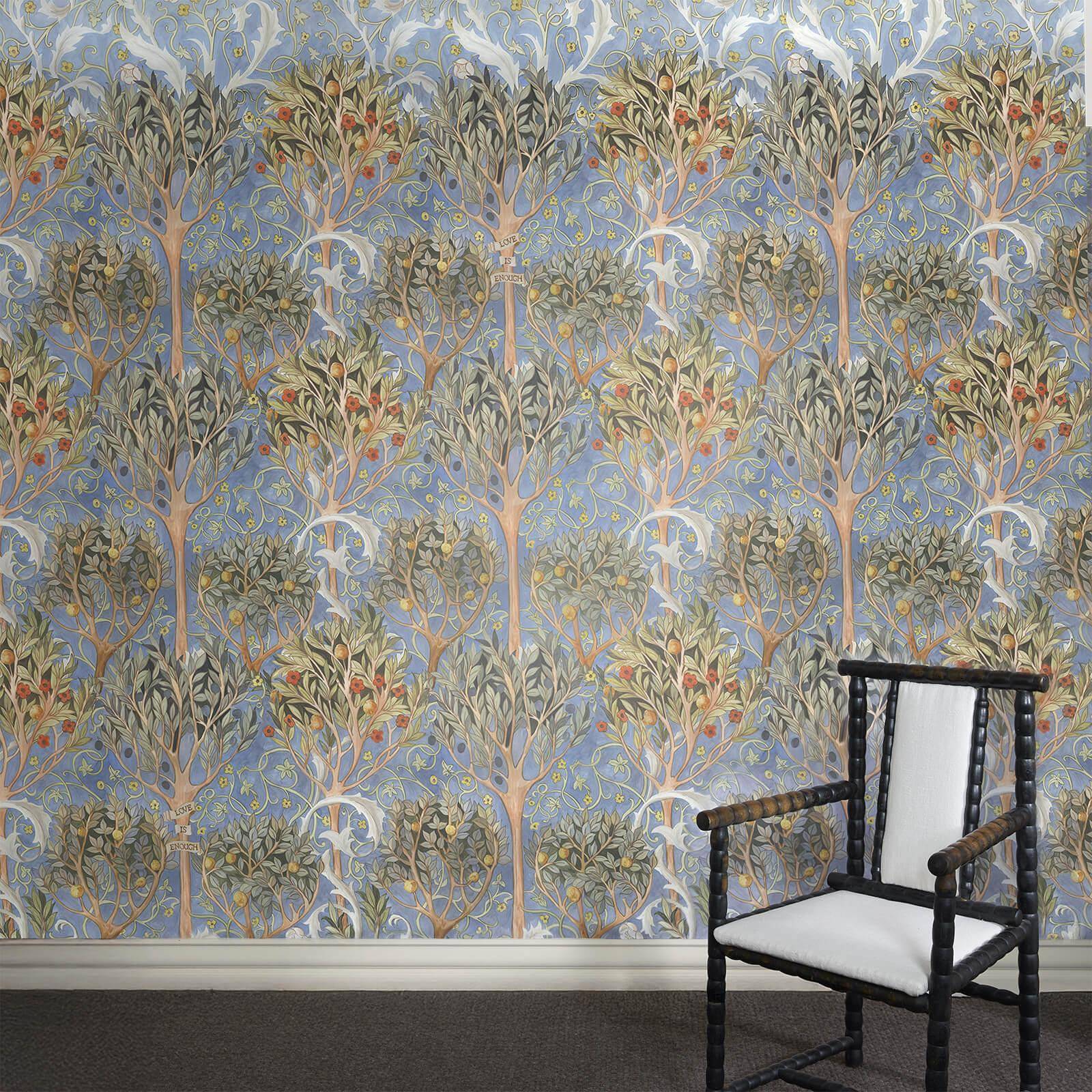 EARTHLY PARADISE Wallpaper - Celestial Blue