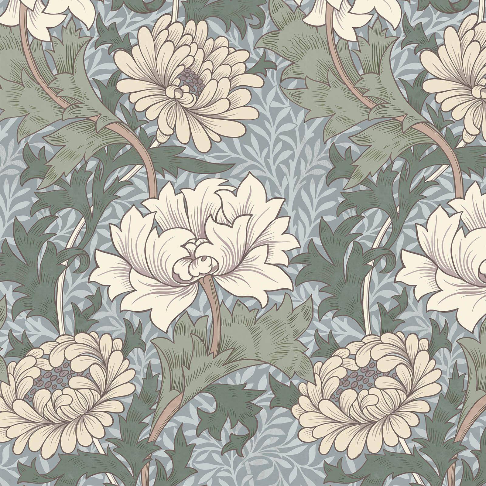 CHRYSANTHEMUM MAGNA Wallpaper - Byzantine Sample