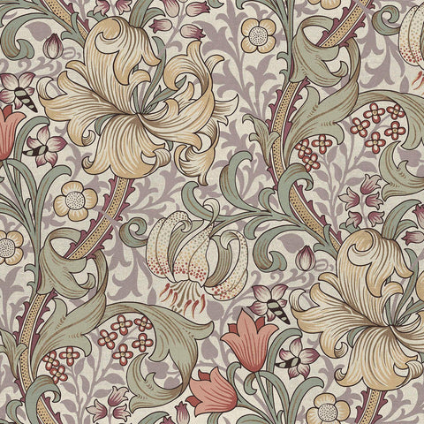 GOLDEN LILY Wallpaper - Cirrus Sample