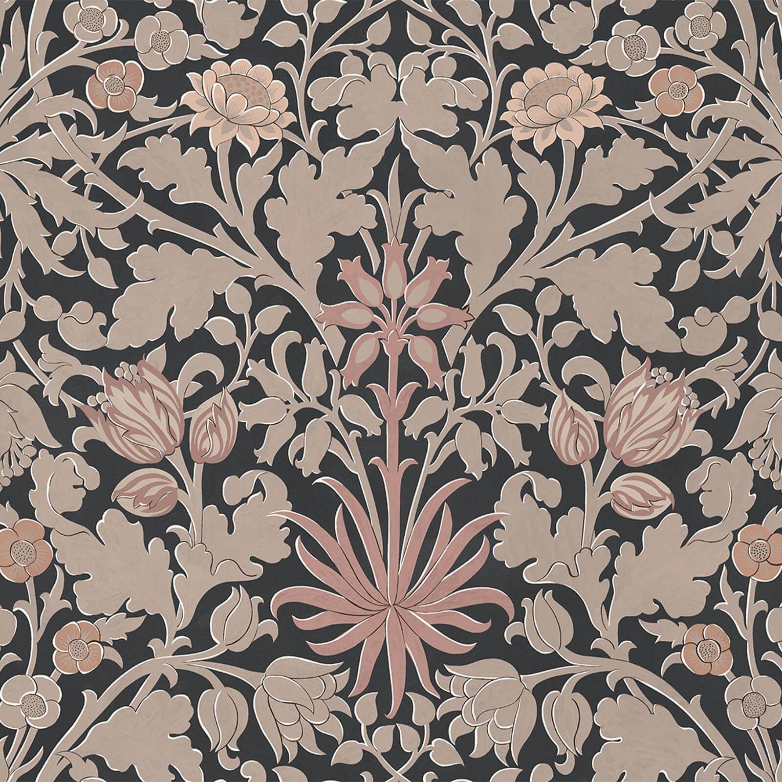 HYACINTH NOVELLUS Wallpaper - Noir