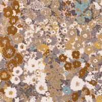 HOLLYHOCKS Runner - Flax