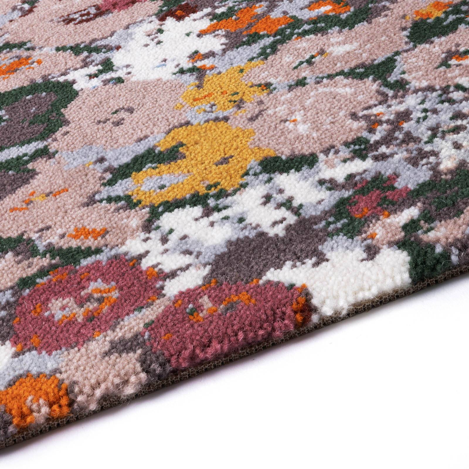 HOLLYHOCKS Rug - Autumn