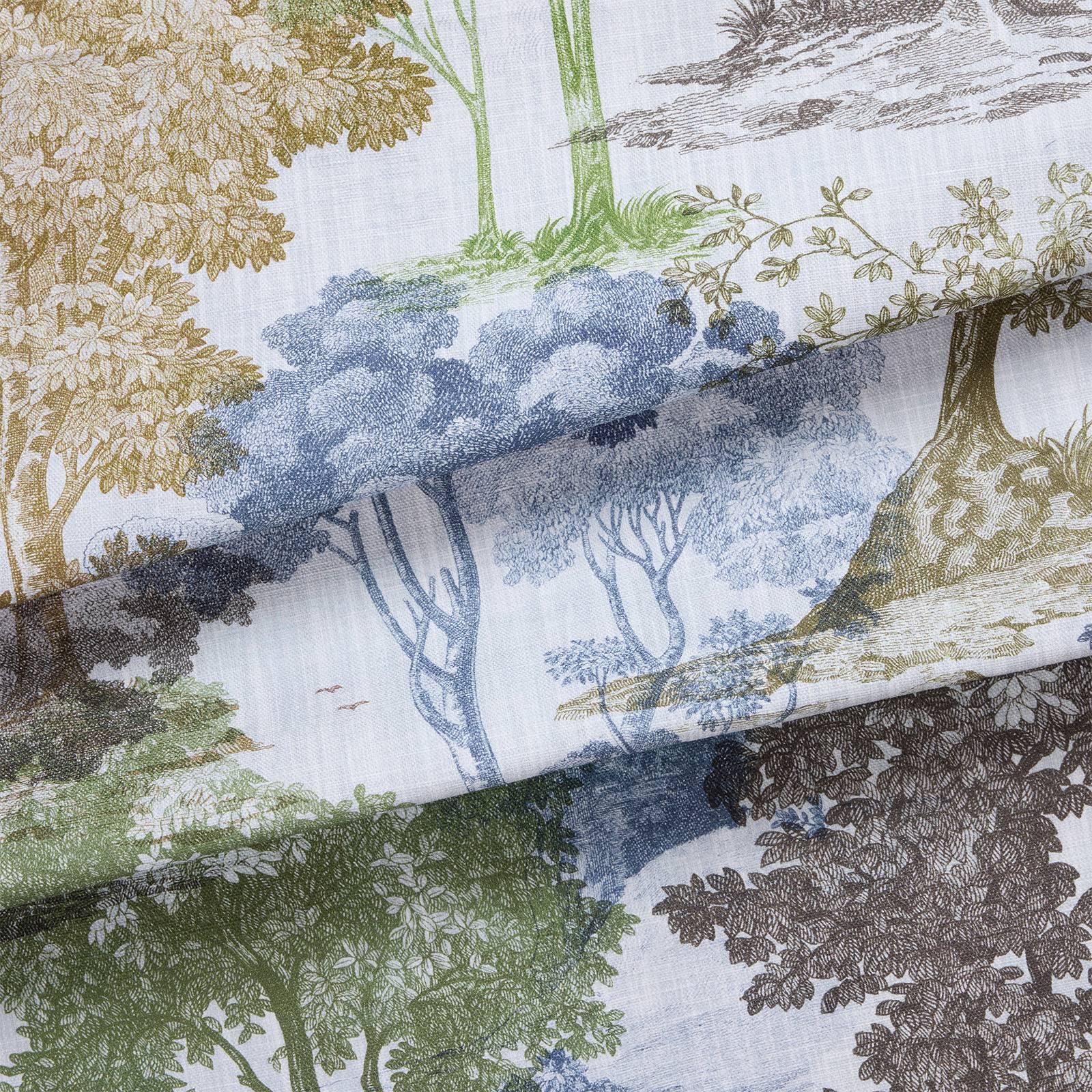 DENDROPHILIA Cotton Linen Blind - Delphinium