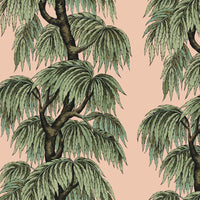 BABYLON Wallpaper Blush/Willow Sample