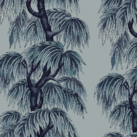 BABYLON Wallpaper Celestial Blue Sample