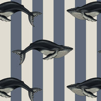 BALEANA Wallpaper - Denim Sample