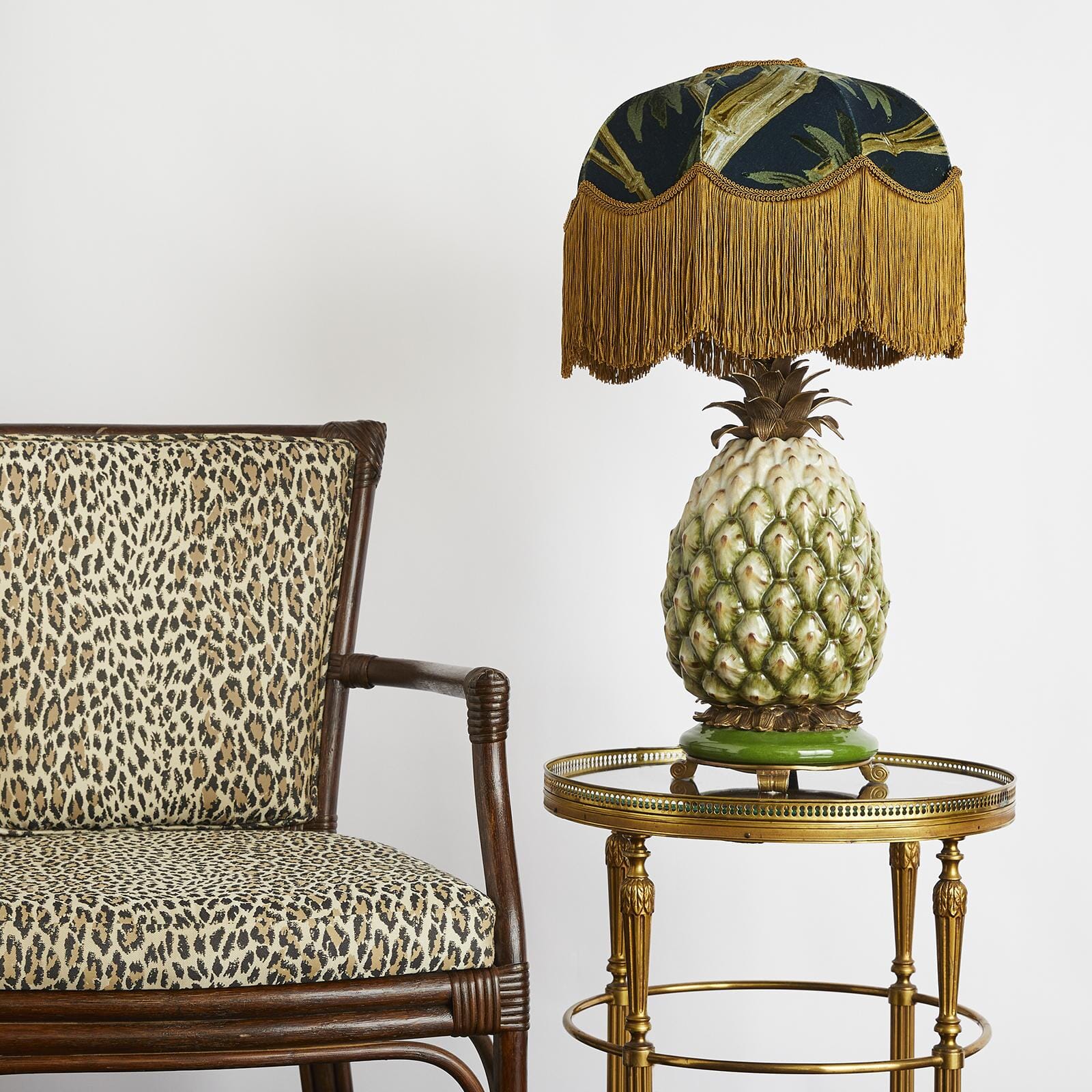 BAMBUSA Velvet Tilia Lampshade - Midnight