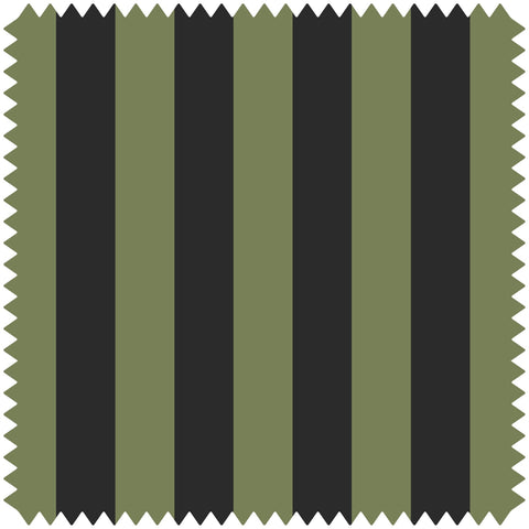 CAMELOT STRIPE Jacquard - Verdigris and Noir Sample