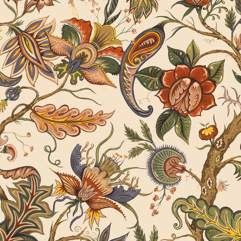 DAMAS Wallpaper - Cream Sample