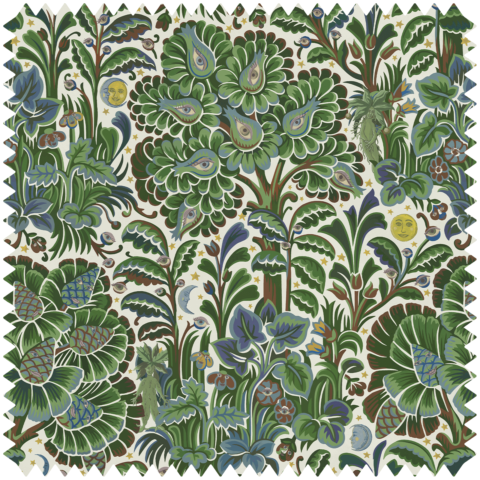 MOON GARDEN Cotton Linen - Verde